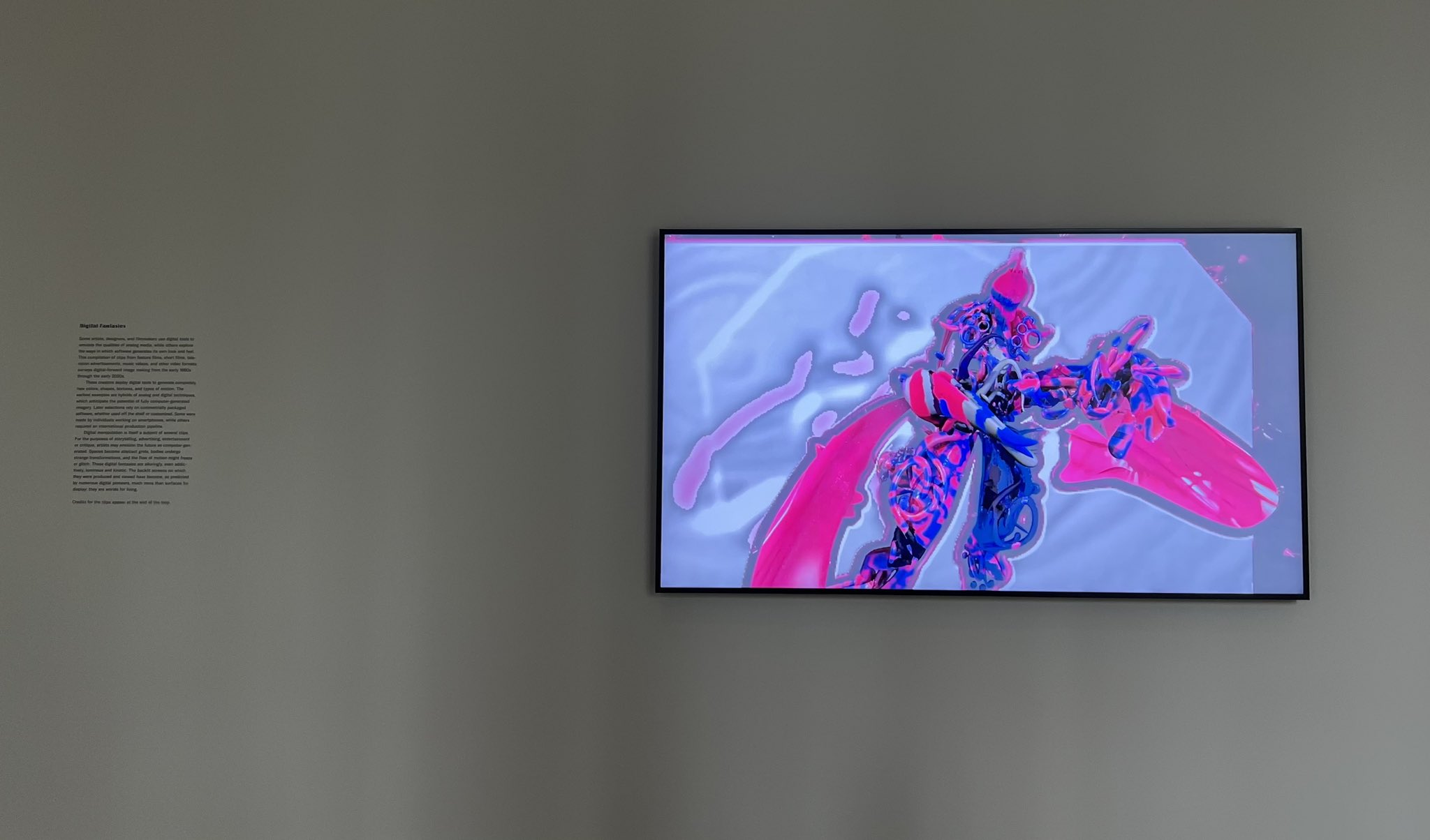 Creative Alien installation at LACMA Digital Witness exhibition